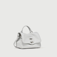 Carica l'immagine nel visualizzatore di Gallery, ZANELLATO BORSA POSTINA® SMALL IN PELLE MARTELLATA BLACK NERO S
