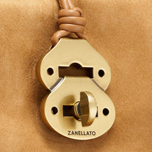Load image into Gallery viewer, ZANELLATO BORSA DOTTA® SMALL\BABY IN PELLE ZASHMERE® & CACTUS BROWN DORSODURO