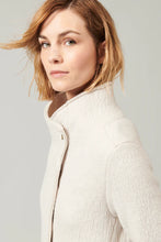 Carica l'immagine nel visualizzatore di Gallery, TRANSIT Cappotto lungo slim fit in maglia di lana cotta