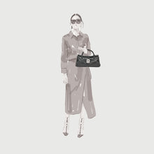 Load image into Gallery viewer, ZANELLATO BORSA DOTTA® SMALL\BABY IN PELLE ZASHMERE® & CACTUS BROWN DORSODURO