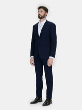 Load image into Gallery viewer, Abito iconico in fresco di lana blu aperto Drop 8