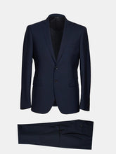 Load image into Gallery viewer, Abito iconico in fresco di lana blu aperto Drop 8