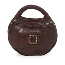 Load image into Gallery viewer, CAMPOMAGGI Edera Borsa a mano media "Edera" in pelle intrecciata moro