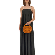 Load image into Gallery viewer, CAMPOMAGGI Edera Borsa a mano piccola "Edera" in pelle intrecciata gialla