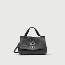 Carica l'immagine nel visualizzatore di Gallery, ZANELLATO BORSA POSTINA® SMALL IN PELLE MARTELLATA BLACK NERO   S
