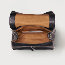 Carica l'immagine nel visualizzatore di Gallery, ZANELLATO BORSA POSTINA® SMALL IN PELLE MARTELLATA BLACK NERO   S
