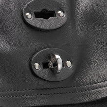 Carica l'immagine nel visualizzatore di Gallery, ZANELLATO BORSA A' SPASSO® MEDIUM IN PELLE LISCIA BLACK LAVAGNA
