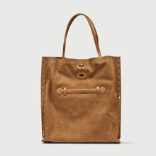 Carica l'immagine nel visualizzatore di Gallery, zanellato BORSA A'SPASSO® MEDIUM ZASHMERE® &amp; CACTUS BROWN DORSODURO
