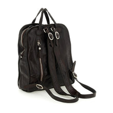Load image into Gallery viewer, Abete Borsa Shopping "ABETE" in pelle di vacchetta intreciata tinta in capo MORO
