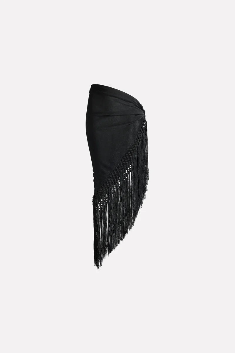 CIRCUS HOTEL MAXI FOULARD FRANGE LAMÃ