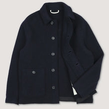 Carica l'immagine nel visualizzatore di Gallery, VALSTAR-Gil work jacket in lana cotta, sfoderata. Blu - Navy
