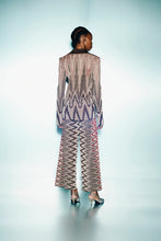 Carica l&#39;immagine nel visualizzatore di Gallery, CIRCUS HOTEL PANTALONE CROPPED JACQUARD  \ MAGLIA
