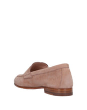 Load image into Gallery viewer, SANTONI MOCASSINO   DONNA SUEDE LIGHT BROWN
