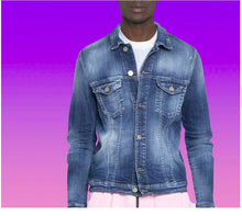 Carica l&#39;immagine nel visualizzatore di Gallery, PMDS GIUBBINO DENIM STRECH
