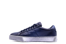 Carica l&#39;immagine nel visualizzatore di Gallery, santoni gloria in nappa spazzolata blu
