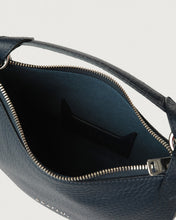Load image into Gallery viewer, Mini Bag Dumpling Soft in pelle con tracolla  avorio\ nero
