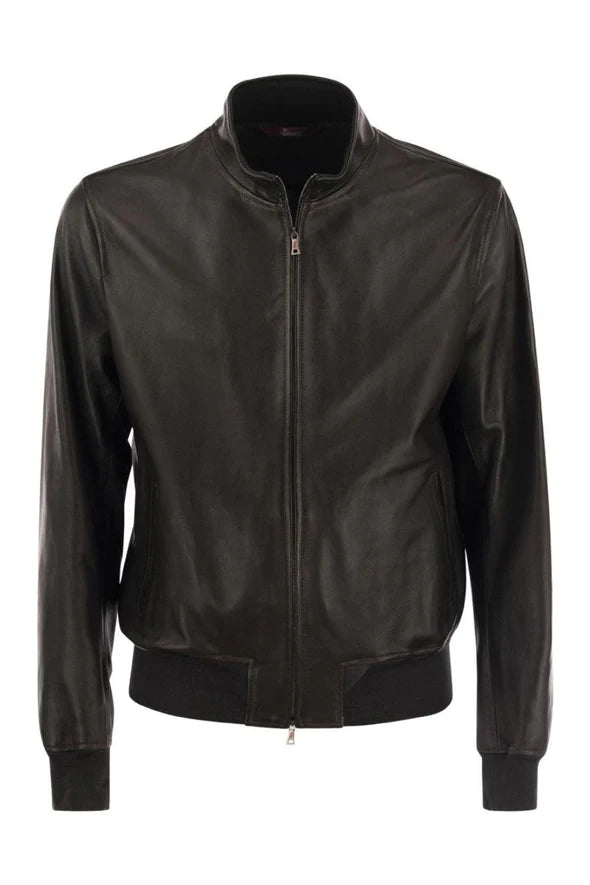 stewart giubbino in pelle ETERE  marrone